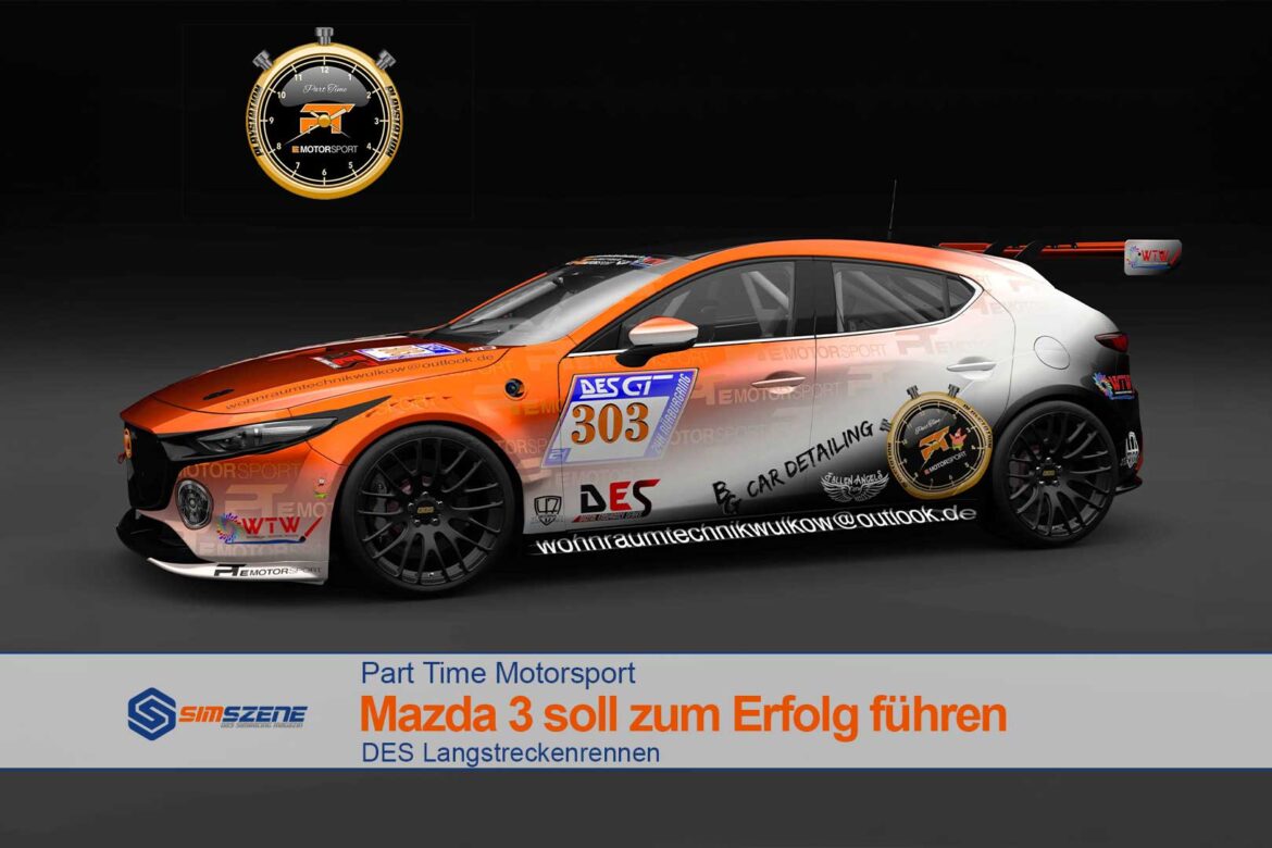 PTe-Motorsport Mazda 3 soll zum Erfolg führen