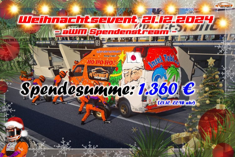 afterWork Racing League Spendenevent 2024