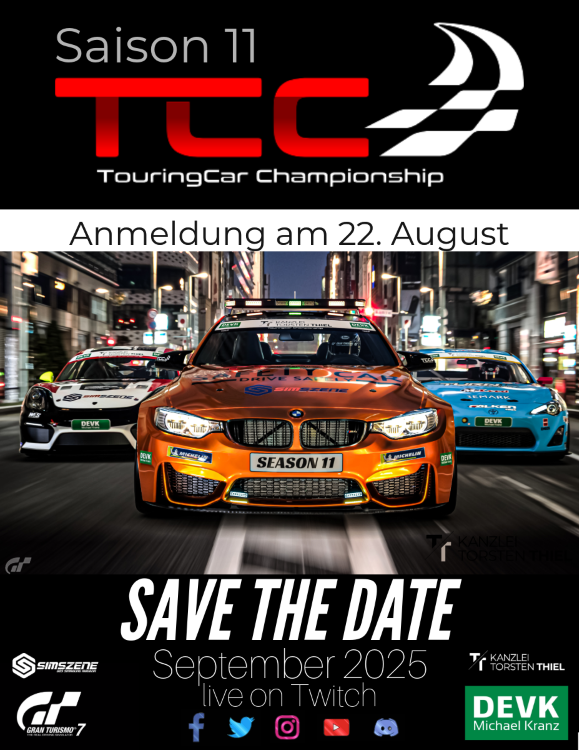 TCC Saison 11 - Save the Date